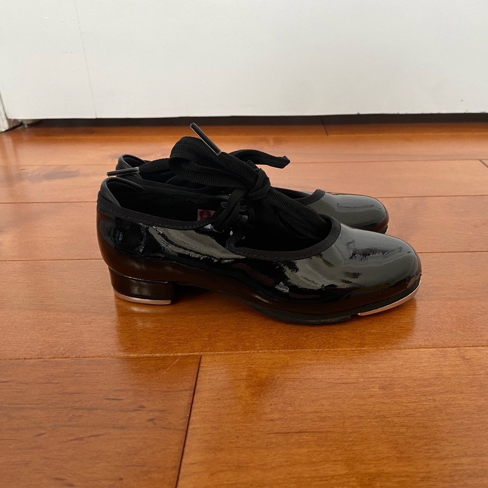 Black Patent Leather Tap Shoes
